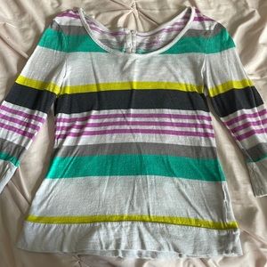 colorful striped shirt